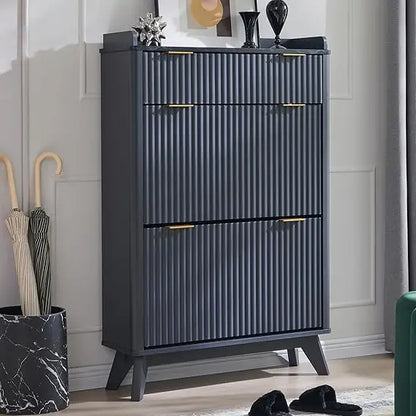 Storage Cabinet with 2 Flip Drawers