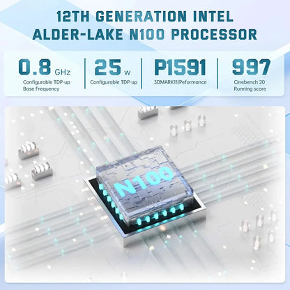 M2 Plus Mini PC Intel Alder Lake N100