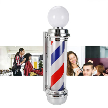 Barber Shop Pole Rotating Light
