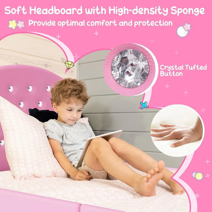 Twin Bed Platform with Headboard