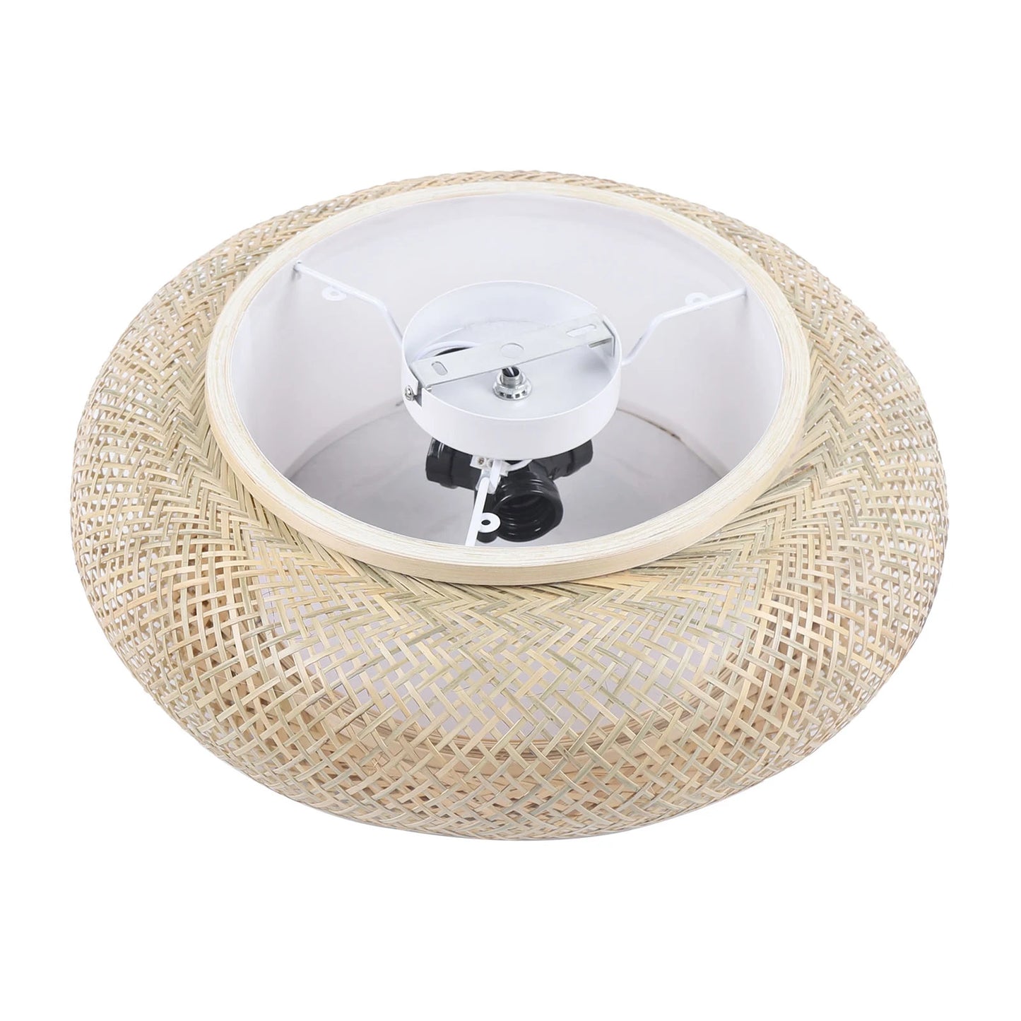 Rattan Ceiling Light Fixture