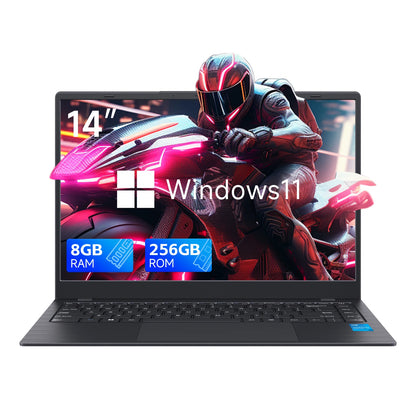 14 Inch Windows 11 New N4000 2.6Ghz 8GB RAM 256GB