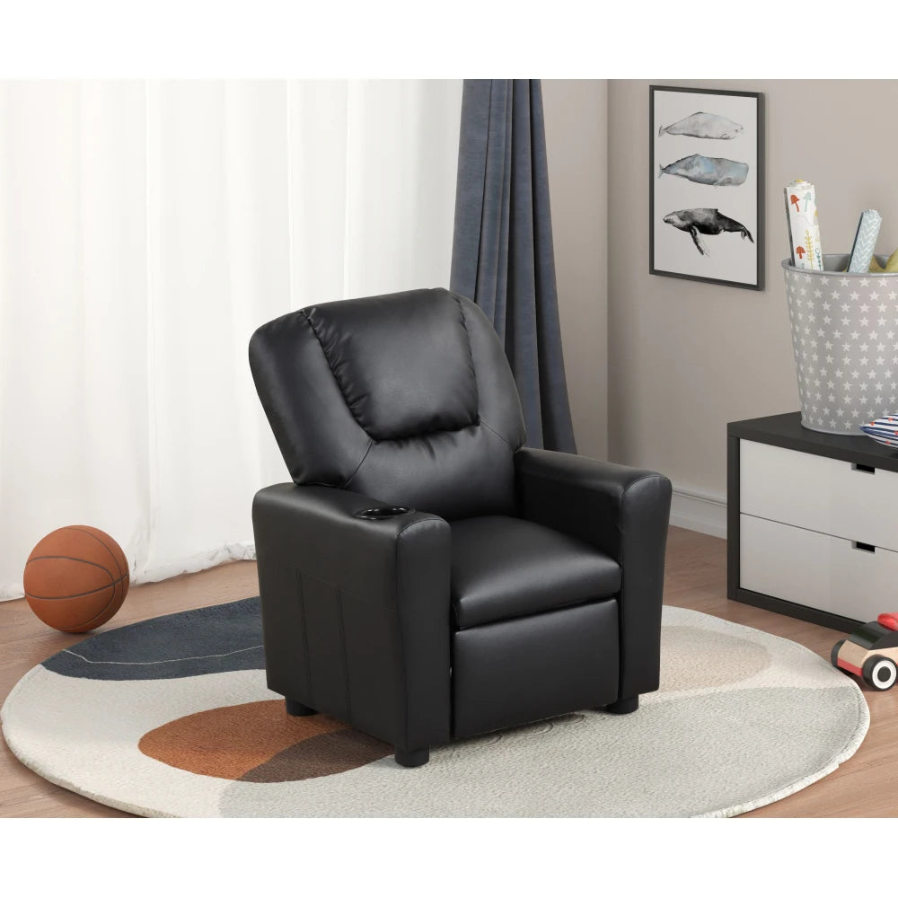 Leather Kids Recliner Chair