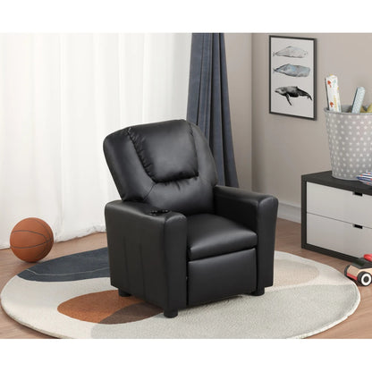 Leather Kids Recliner Chair