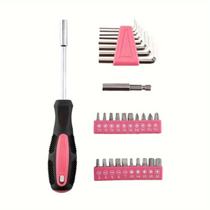 39-Piece Pink Tool Kit