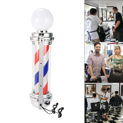 Barber Shop Pole Rotating Light
