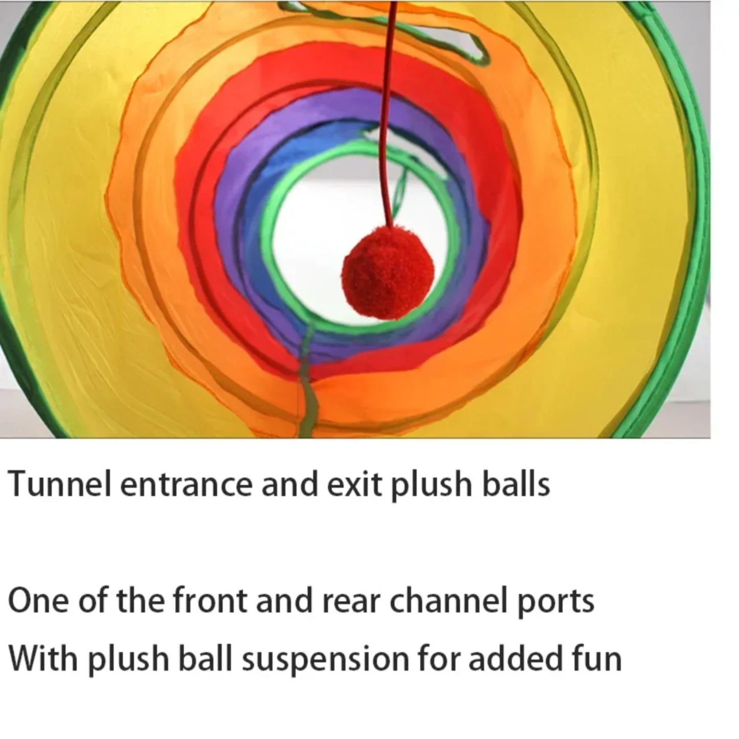 Cat Tunnel Tube Foldable Cat Toy