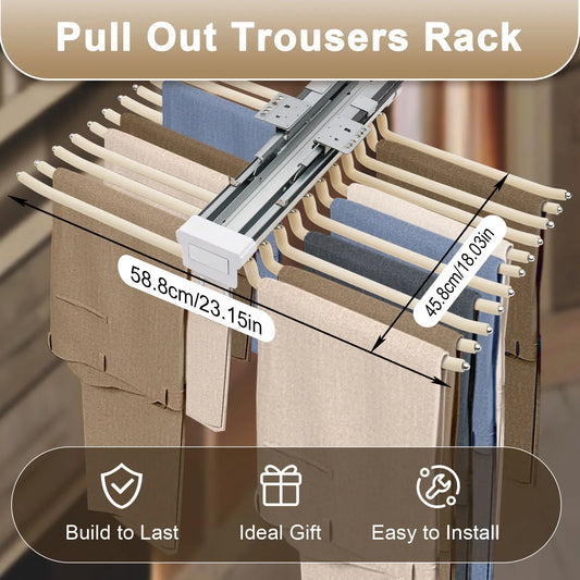 Pull Out Pants Rack