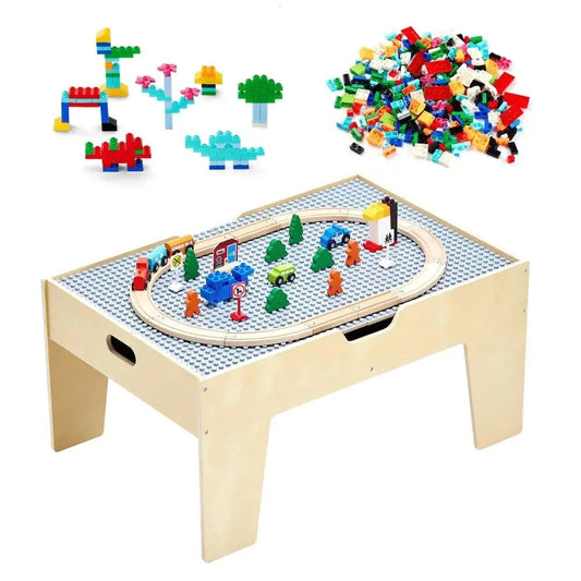 Activity Play Table with 290 Building Blocks