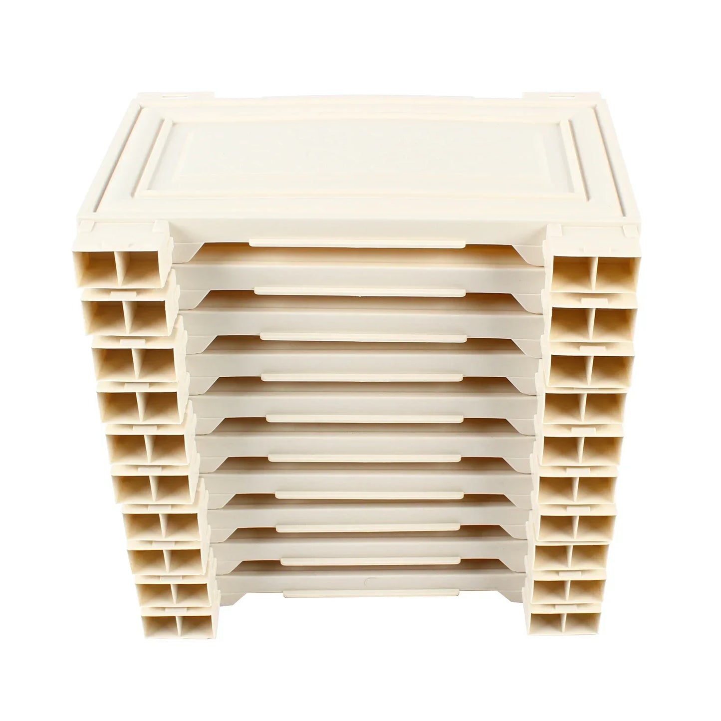 Multi-Drawer Plastic Dresser with Wheels