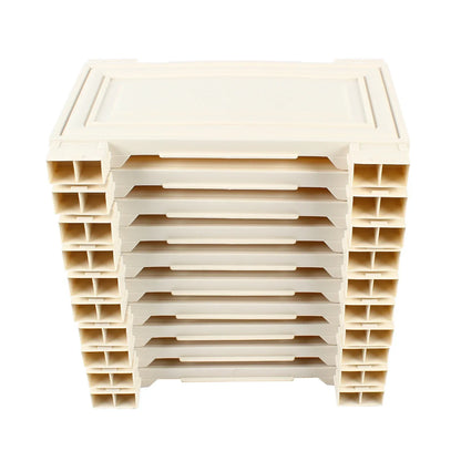 Multi-Drawer Plastic Dresser with Wheels