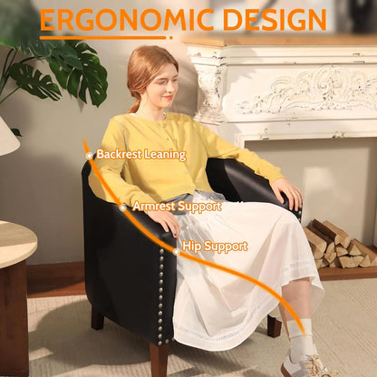 Barrel Chair Set of 2