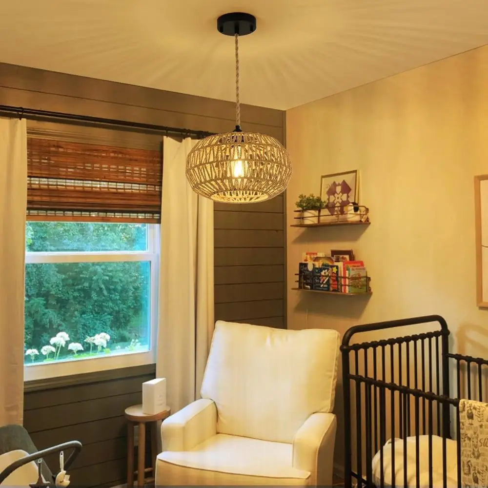 Modern Woven Pendant Light