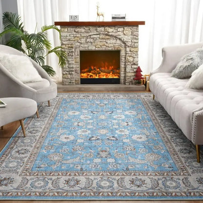 Vintage Floral Accent Area Rug