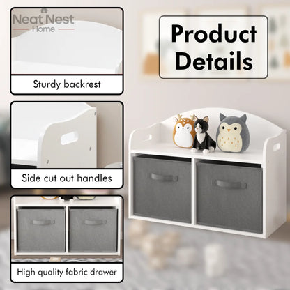 Kids book rack storage