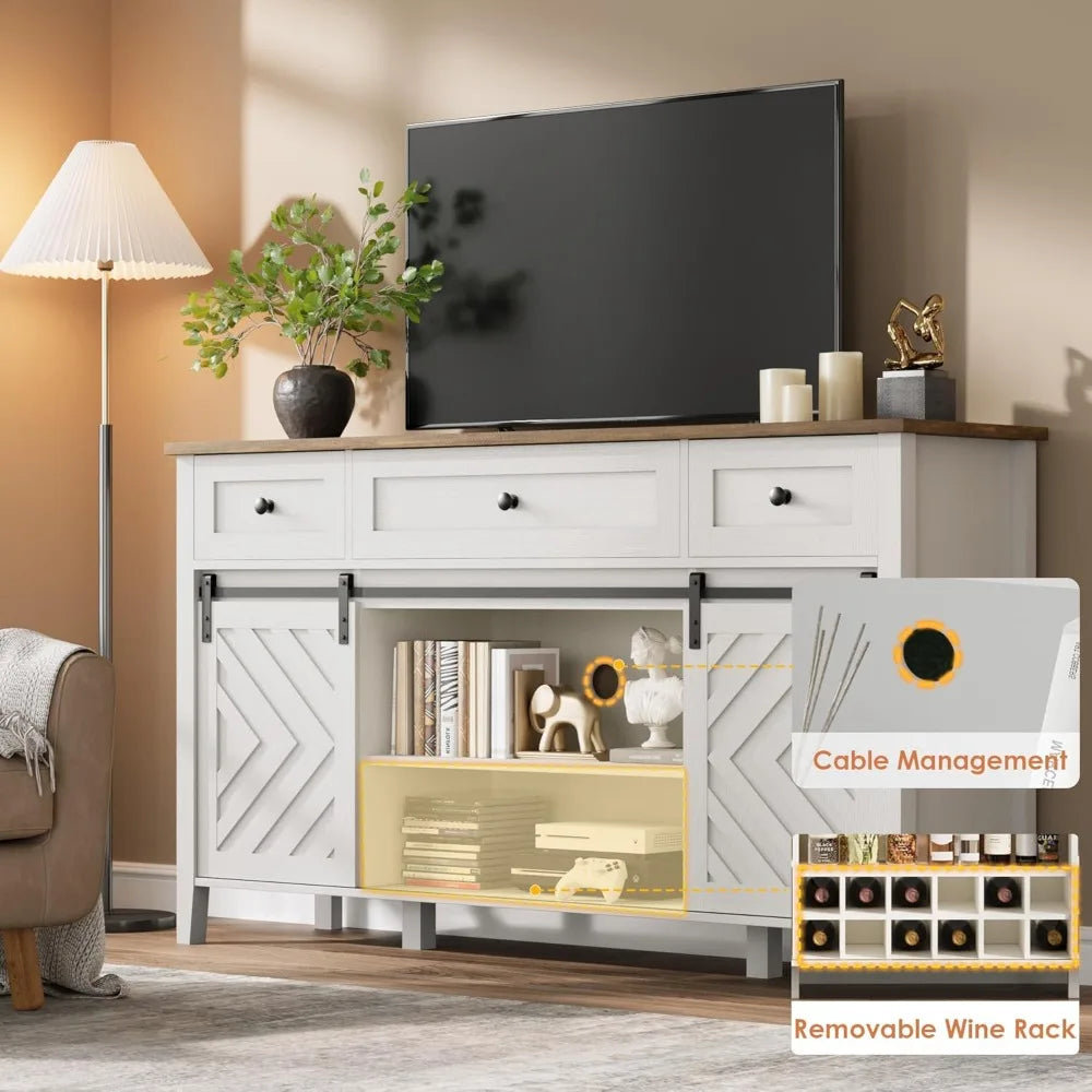 Farmhouse 59'' Buffet Cabinet
