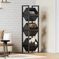 3-Tier Wooden Basket Stand
