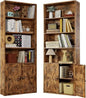 Industrial Bookshelves and Bookcases with Doors