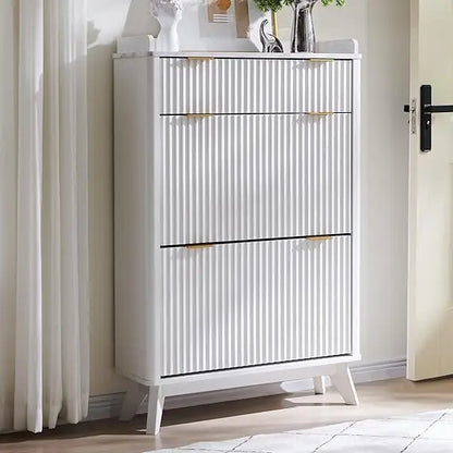 Storage Cabinet with 2 Flip Drawers