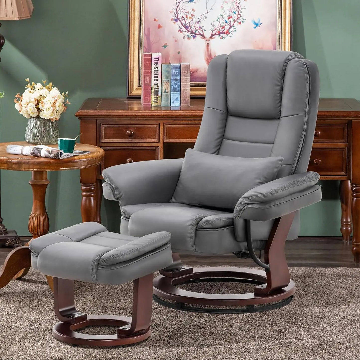 Recliner with Ottoman
