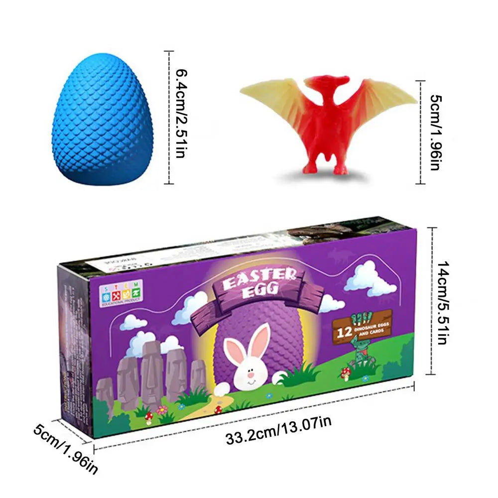 12Pcs Archeological Dig Up Dinosaur Egg