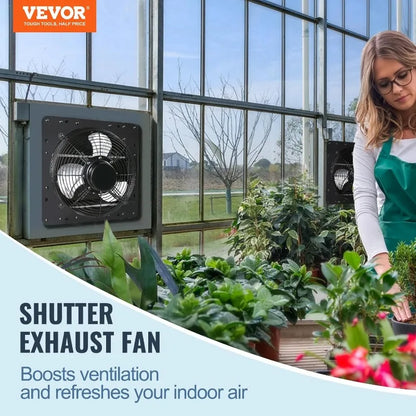 Shutter Exhaust Fan, 10''