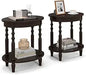 Oval End Tables Set of 2