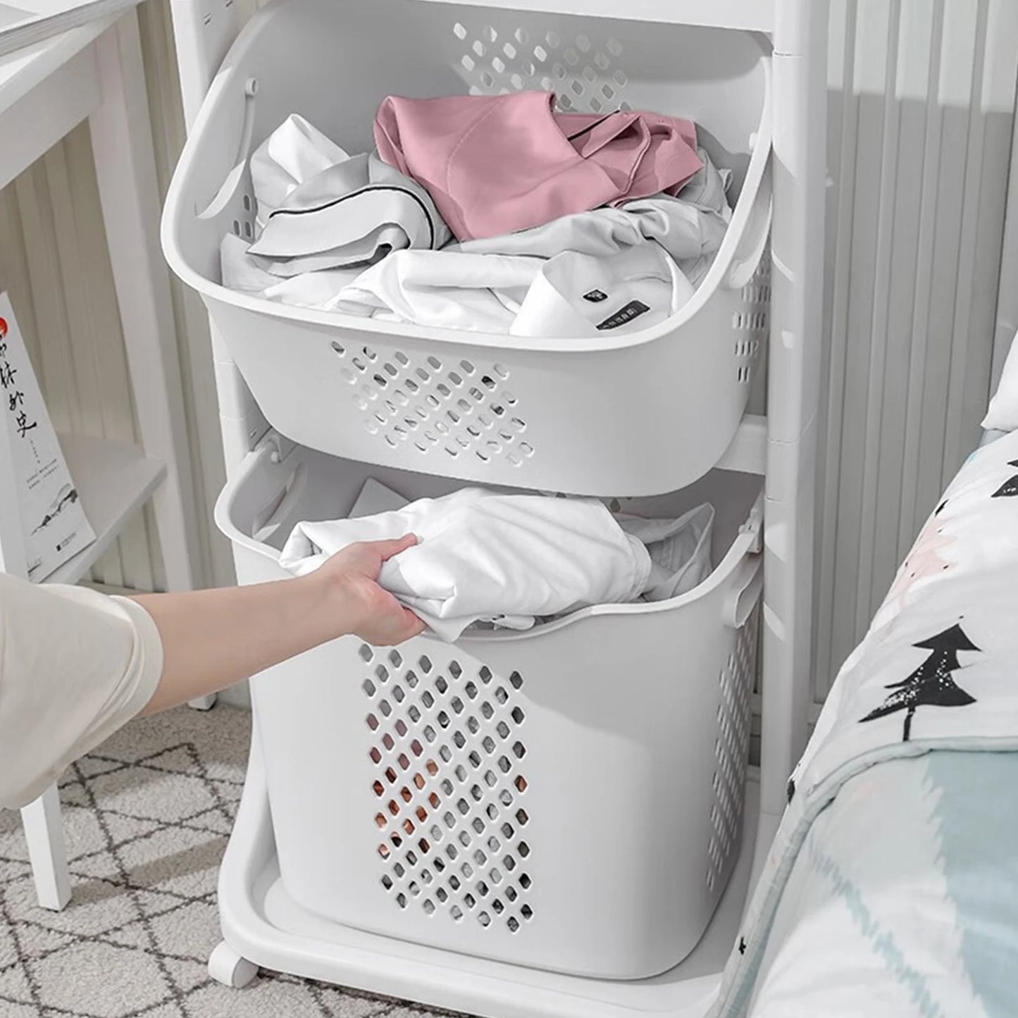 Laundry Basket Cart