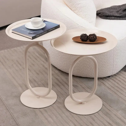 Lantern-shaped Metal End Table