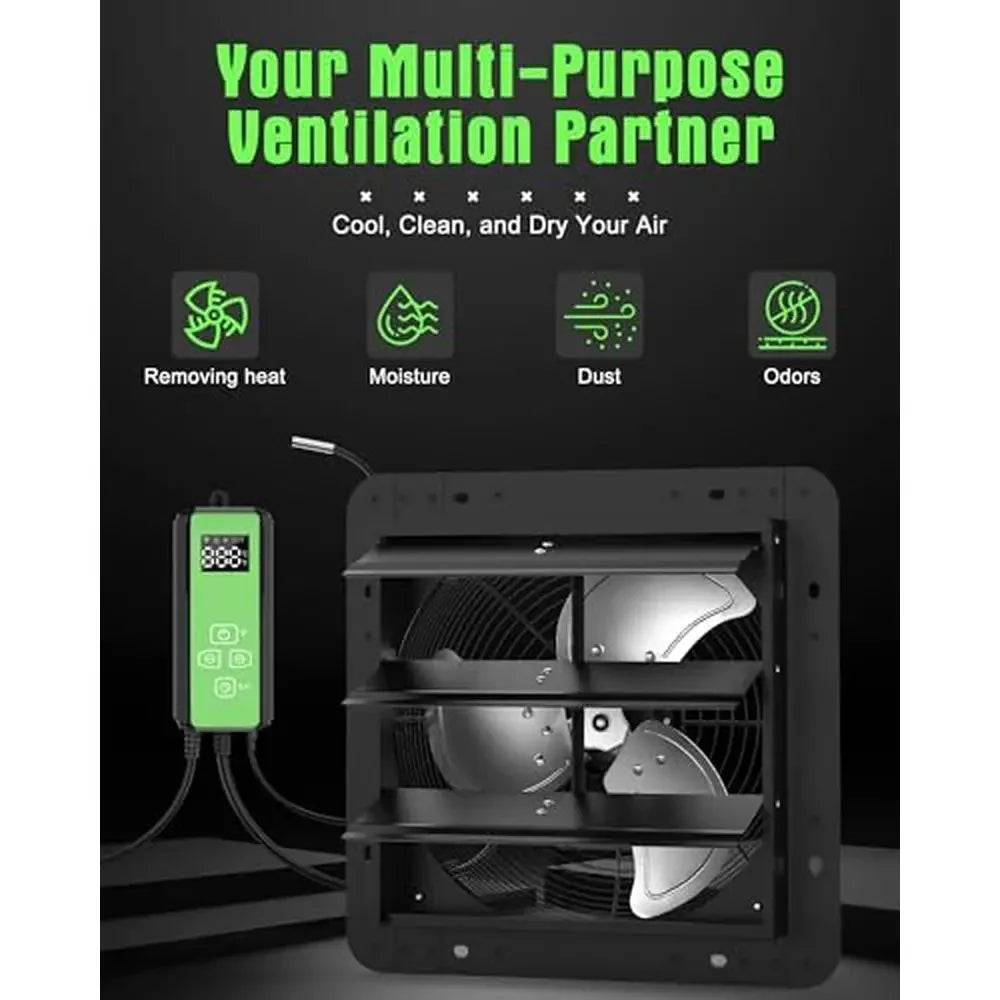 12" Wifi Remote Control Attic Exhaust Fan