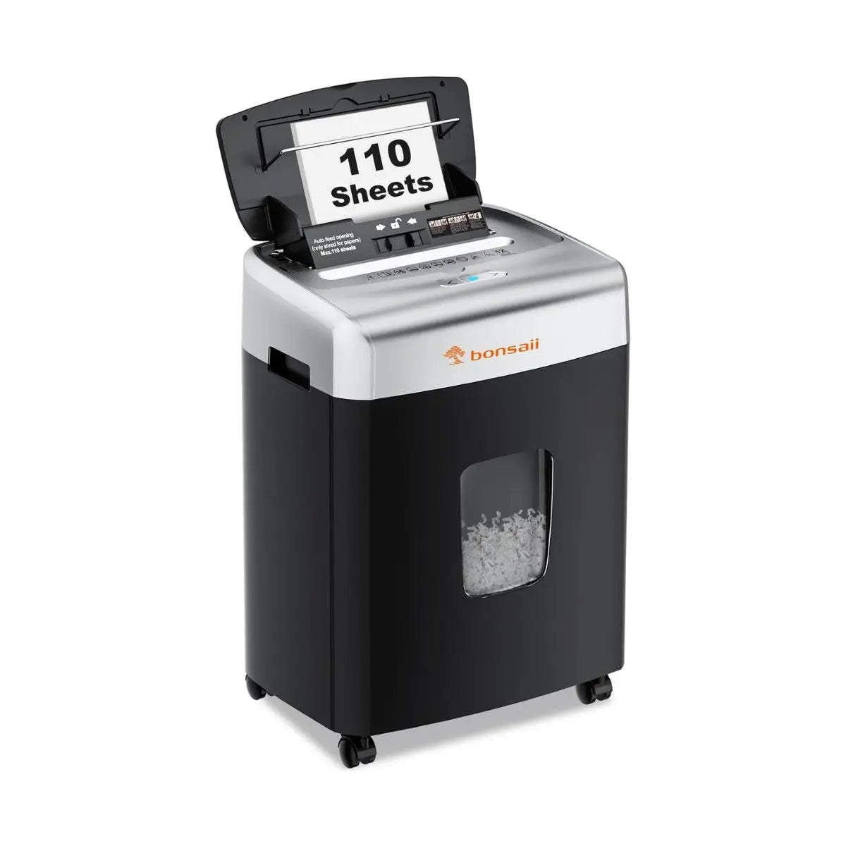 110-Sheet Micro Cut Paper Shredder