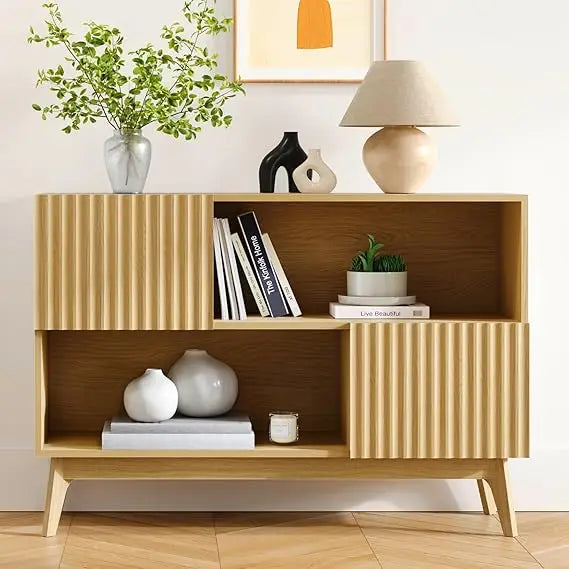 Fluted Buffet Sideboard Oak