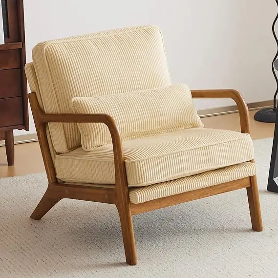 Corduroy Accent Chair