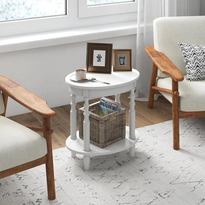 Oval End Tables Set of 2