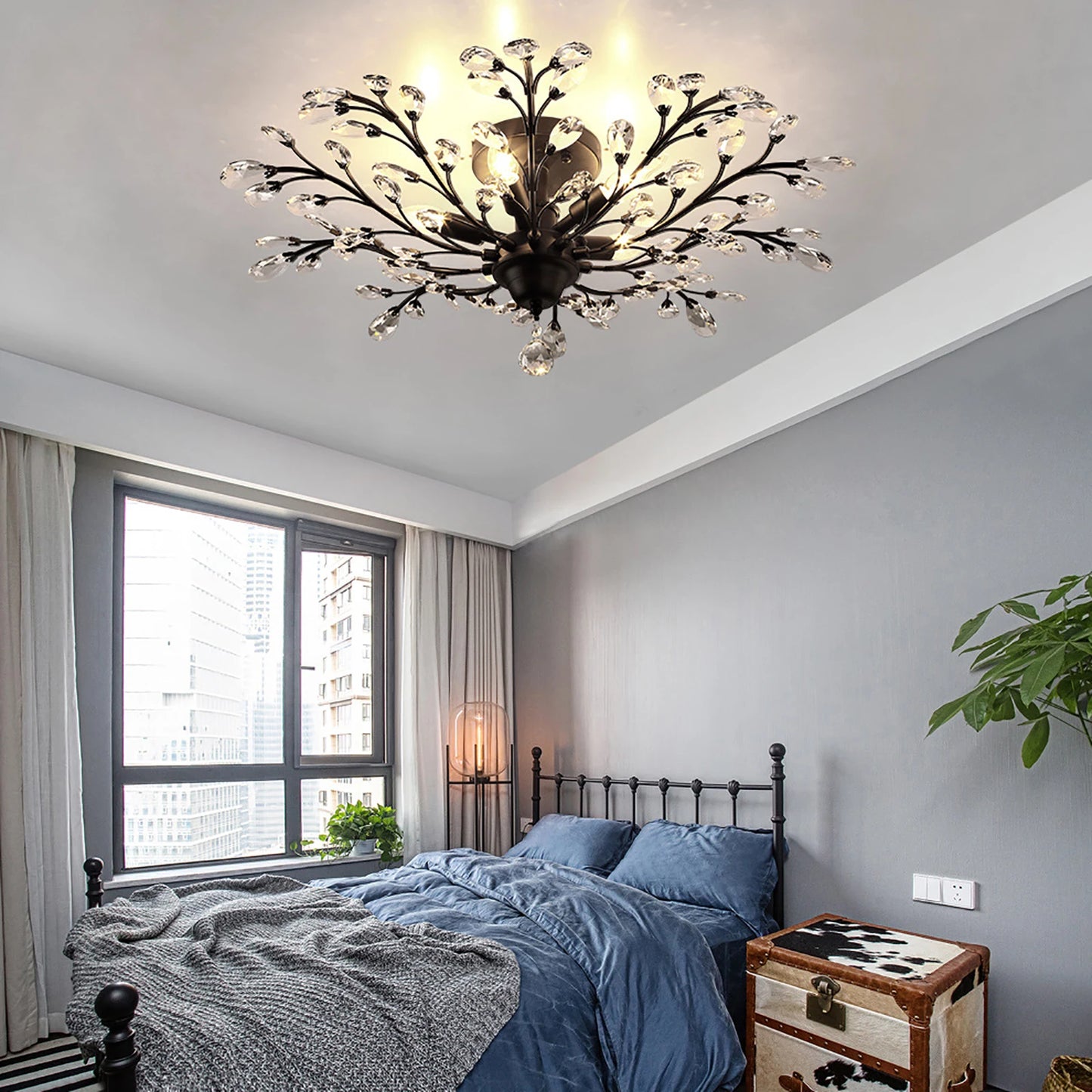 Crystal Chandelier Ceiling Light