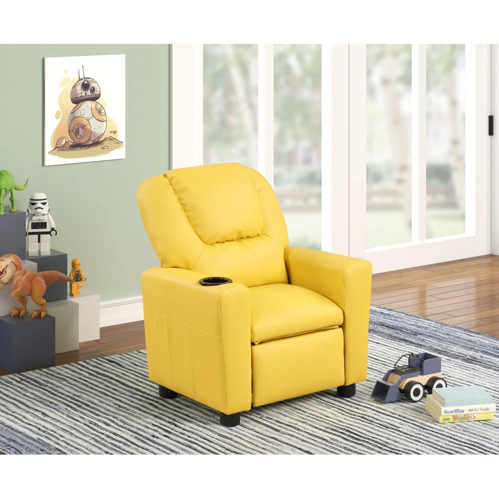 Leather Kids Recliner Chair