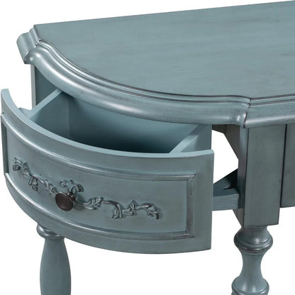 Retro Circular Curved Console Table