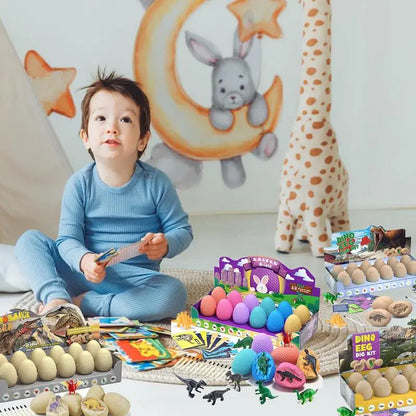 12Pcs Archeological Dig Up Dinosaur Egg