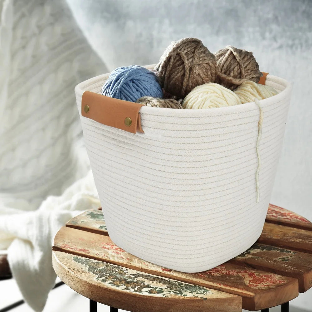 Medium Cotton Rope Storage Basket