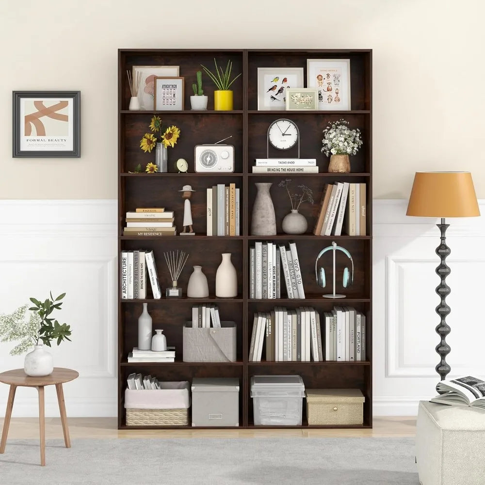 6-Tier Bookcase, 70" Tall
