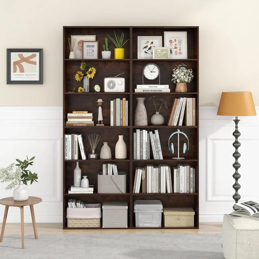 6-Tier Bookcase, 70" Tall