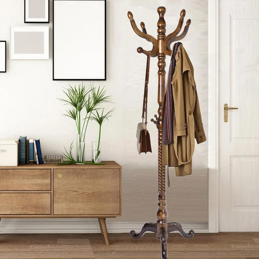 Natural Wood Coat Stands