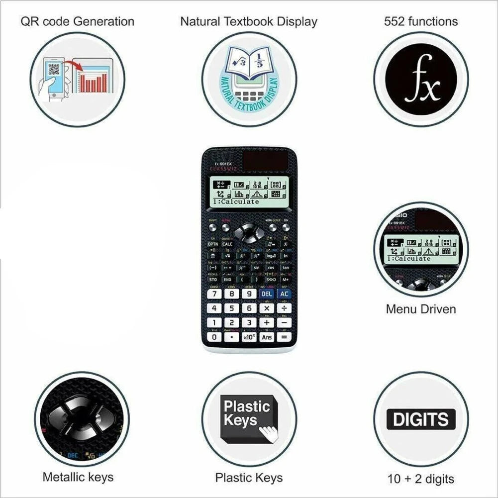Calculator with 552 Functions