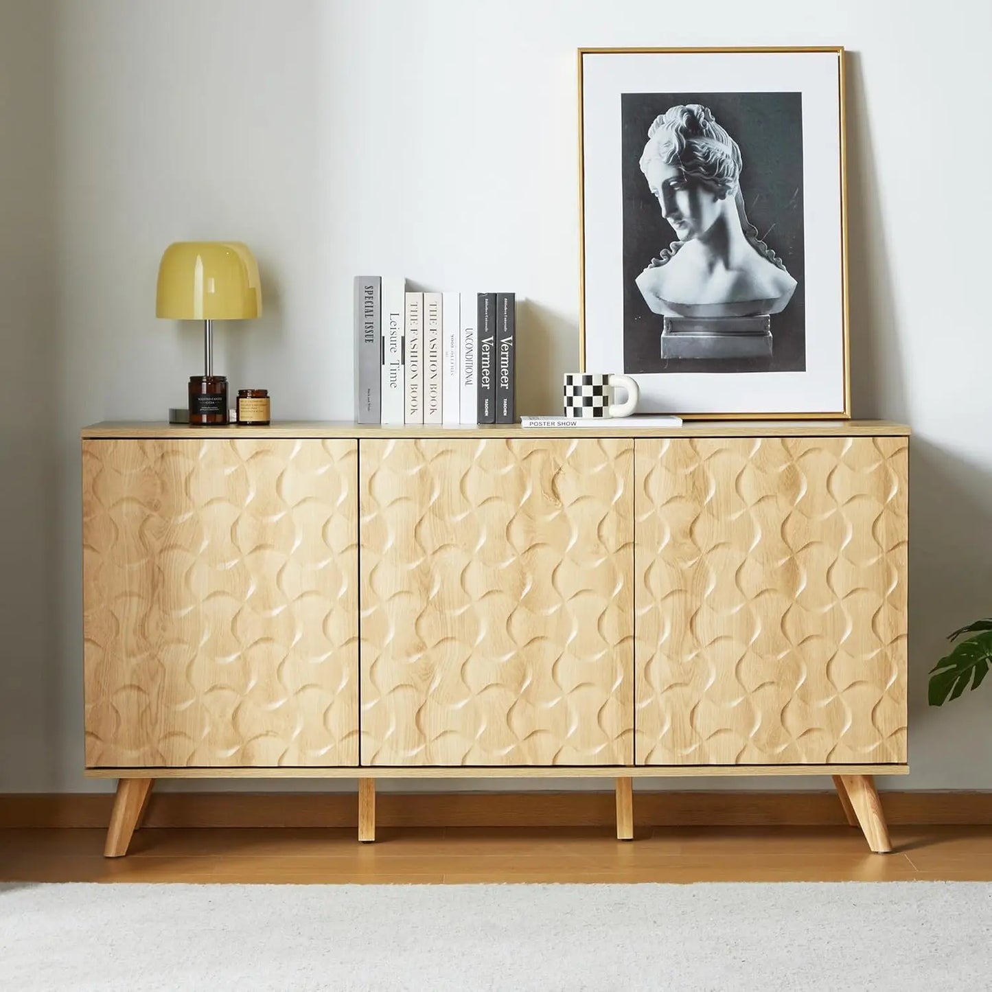 58" Modern Scandinavian Sideboard