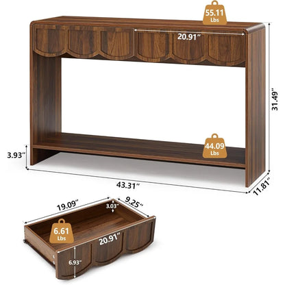 Console Table with Drawers
