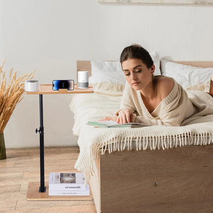 Adjustable Height Sofa Side Table