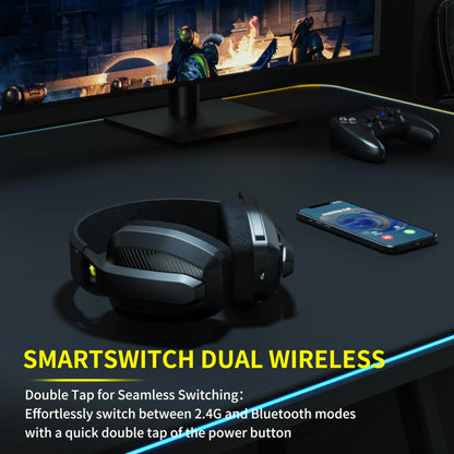 Bluetooth Wireless Gaming Headset with Mic