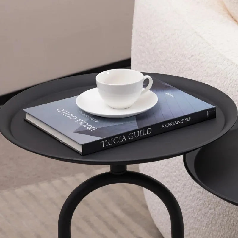 Lantern-shaped Metal End Table