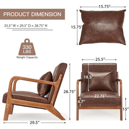 Leather Accent Chair