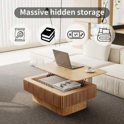 38.6" Square Lift Top Coffee Table